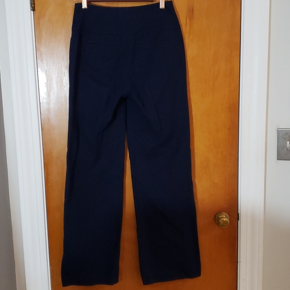 Ralph Lauren highwaisted navy pants - Picture 2 of 2